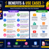 Benefits and use cases of the Marketing AI Prompt Bundle showing how marketers, freelancers, entrepreneurs, agencies and business owners can save time, generate content faster, improve campaigns, increase leads and grow their business using ChatGPT prompts.