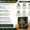 Benefits and use cases of 50 ChatGPT Prompts for Business Growth including content creation, marketing, sales, customer support and business planning.