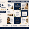 100+ Editable Canva Templates – Instagram Content Calendar Kit 100+ Editable Canva Templates for Instagram Content Calendar Kit Including Posts, Stories, Reels Covers and Business Content Designs